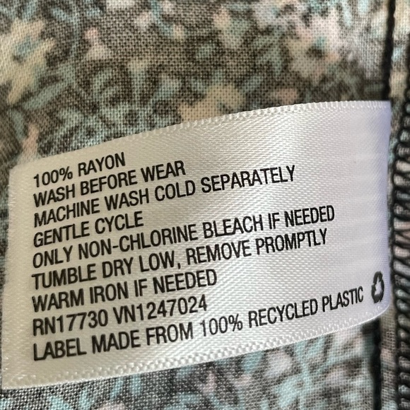 Floral Ruffle Sleeve Dress Multicolor Boho Cottagecore Art Class Girls L (10/12) - Picture 4 of 7